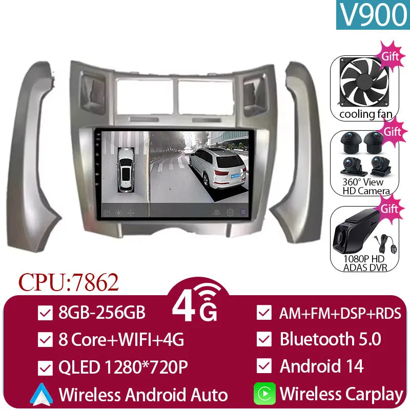 Autoradio Toyota Yaris 2005- 2012 Carplay e Android Auto