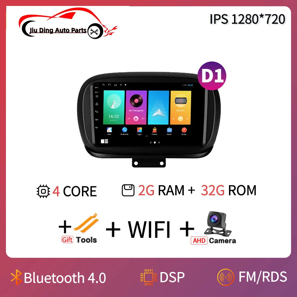 Autoradio Fiat 500X 2014- 2020 Car Play e Android Auto wireless