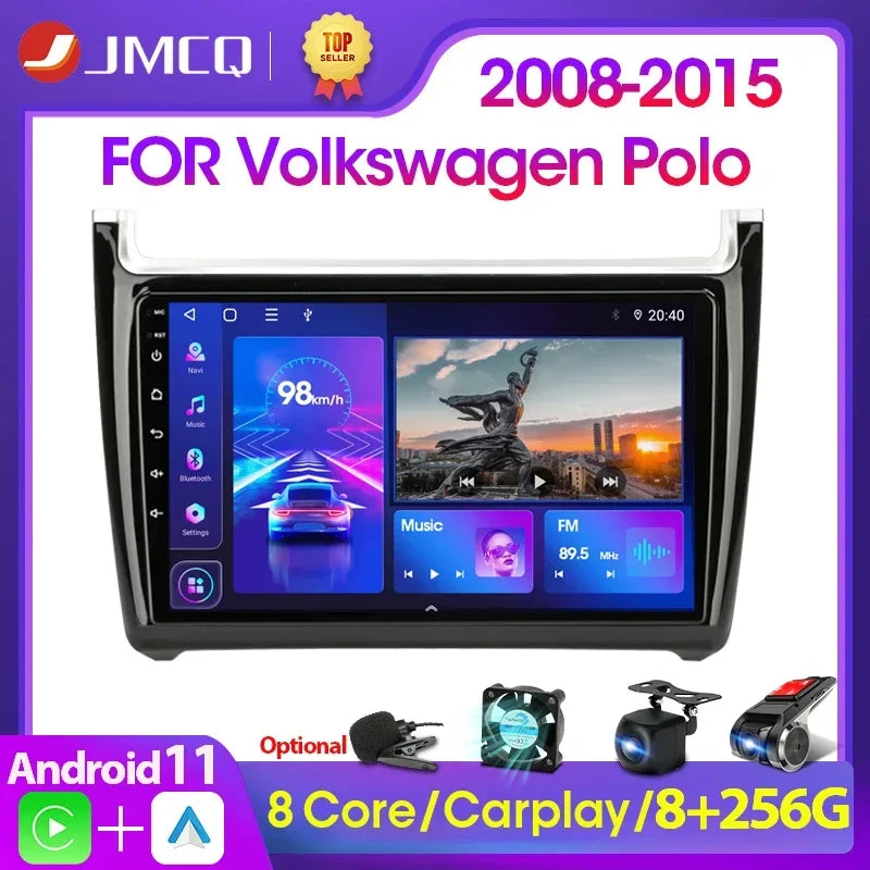 Autoradio per Volkswagen VW Polo 2008-2015 CarPlay Android Auto