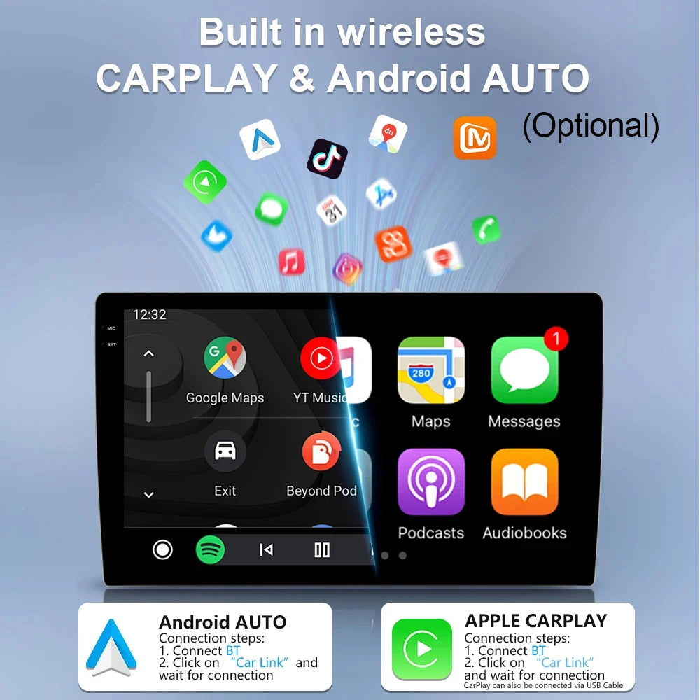 Autoradio Toyota Yaris 2005- 2012 Carplay e Android Auto